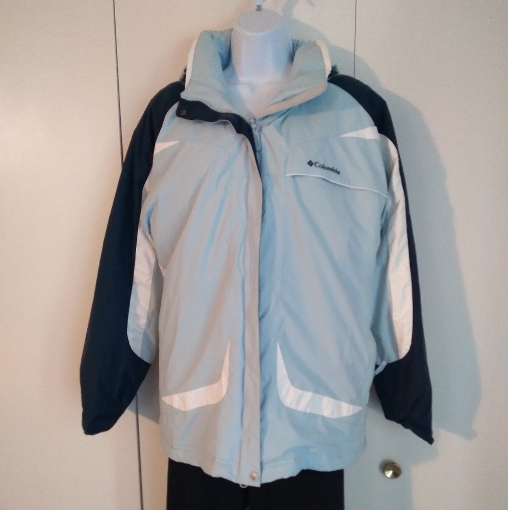 Columbia women's blue waterproof jacket size 1x